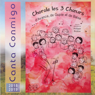 CD Canta Conmigo - Chorale Les 3 Choeurs Couverture